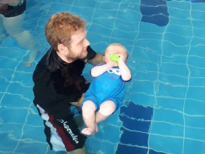 Freddie Swimming Lesson